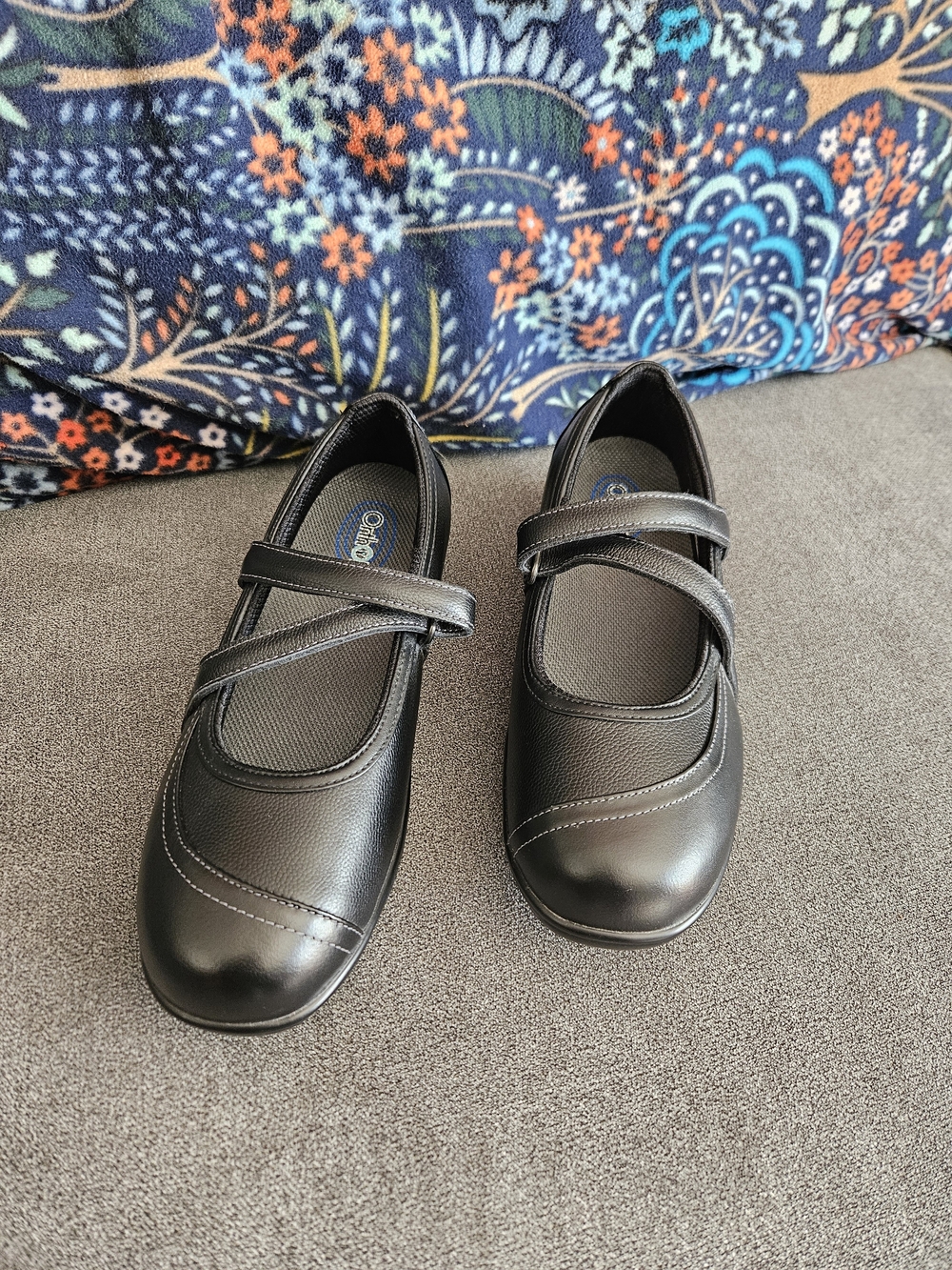 Orthofeet Celina Black Mary Jane Orthopedic Shoes - Like New - Size 9 X-wide - Picture 2 of 8